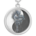 Yin Yang Chinese Dragon Necklace