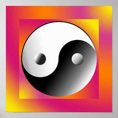 Yin Yang Chinese Symbol Print