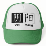 Yin Yang Chinese Symbols hats