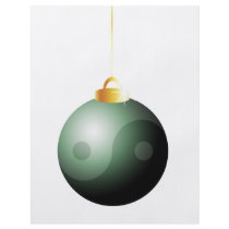 Yin Yang Christmas Ball Custom Flyer