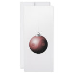 Yin Yang Christmas Ball in Red Rack Cards