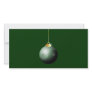 Yin Yang Christmas Ball Photo Greeting Card