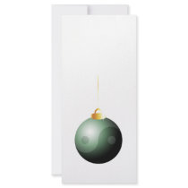Yin Yang Christmas Ball rack cards