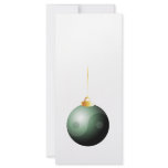 Yin Yang Christmas Ball Rack Card Design