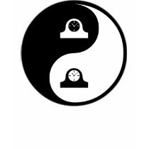 Yin Yang Clock t-shirts by whatitis Yin Yang Clock t-shirts