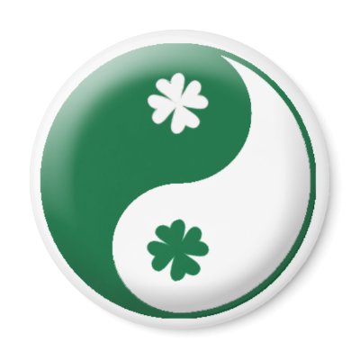 Yin•Yang Clover Magnet by EverAfter