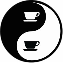 Yin Yang Coffee photo sculptures