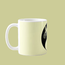Yin Yang Coloured Mug by Flynn_the_Cat Yin Yang Coloured Mug
