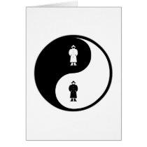Yin Yang Cosplay Greeting Cards
