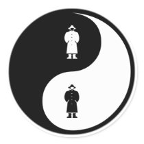 Yin Yang Cosplay stickers