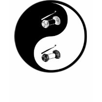 Yin Yang Crocheting t-shirts