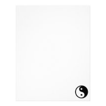 Yin Yang Customized Letterhead