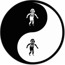 Yin Yang Deep Sea Diving photo sculptures by whatitis Yin Yang Deep Sea Diving photo sculptures