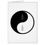 Yin Yang Derrick Greeting Card