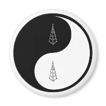 Yin Yang Derrick magnets