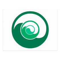 Yin Yang Design postcards