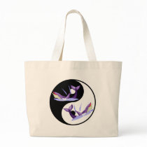 Yin Yang Dolphins Bag