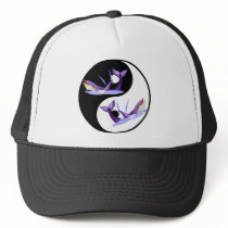 Yin Yang Dolphins hats by fashionfiles Yin Yang Dolphins hats