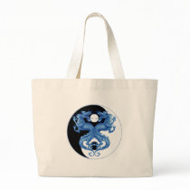 Yin Yang Dragon 2 Tote Bags