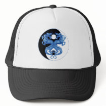 Yin Yang Dragon 2 Trucker Hats