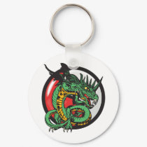 Yin Yang Dragon keychains