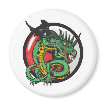 Yin Yang Dragon magnets