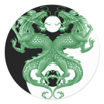 Yin Yang Dragons 4 stickers by fstasu52 Yin Yang Dragons 4 stickers