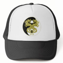 Yin Yang Dragons 5 Mesh Hat