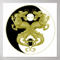 Yin Yang Dragons 5 Posters