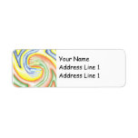 Yin Yang Dragons Avery Return Address Label