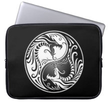 Yin Yang Dragons Laptop Sleeve