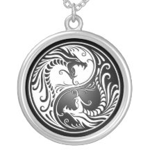 Yin Yang Dragons Pendants