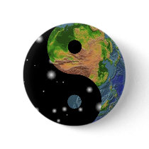 Yin Yang Earth Pin