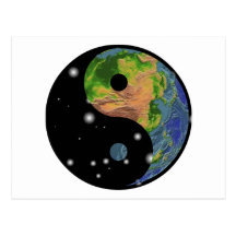 Yin Yang Earth Gift Postcards