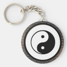 Yin Yang Emblem Keychain