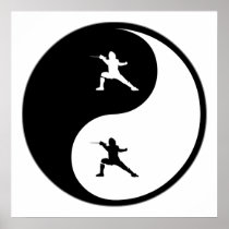 Yin Yang Fencing Posters