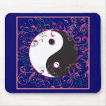 Yin &amp; Yang Floral Design Mousepads
