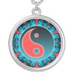 Yin Yang Flower Necklace
