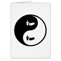 Yin Yang Funeral cards