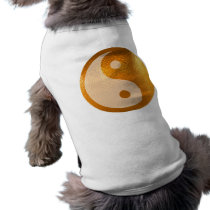 YIN YANG GOLD DOG SHIRT