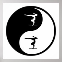 Yin Yang Gymnastics Poster