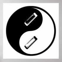 Yin Yang Harmonica Print