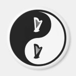 Yin Yang Harp Magnet
