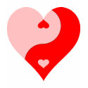 Yin Yang Heart t-shirts