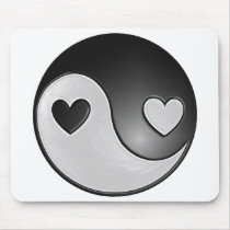 yin yang hearts mousepads by Scoticus yin yang hearts mousepads