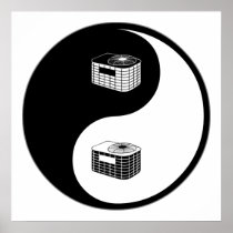 Yin Yang HVAC Print