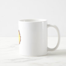 Yin Yang II fire and flames Coffee Mug