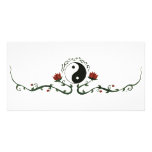 Yin Yang In Nature Customized Photo Card