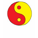 Yin Yang (in red & yellow) Tee Shirt
