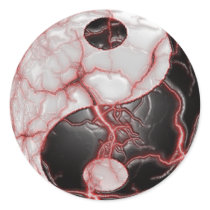 Yin Yang Its Alive sticker